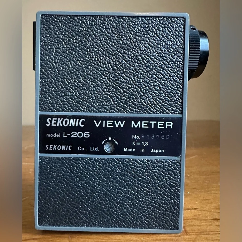 Vintage Sekonic Model L-206 View Meter Photography Light Exposure Analog Meter